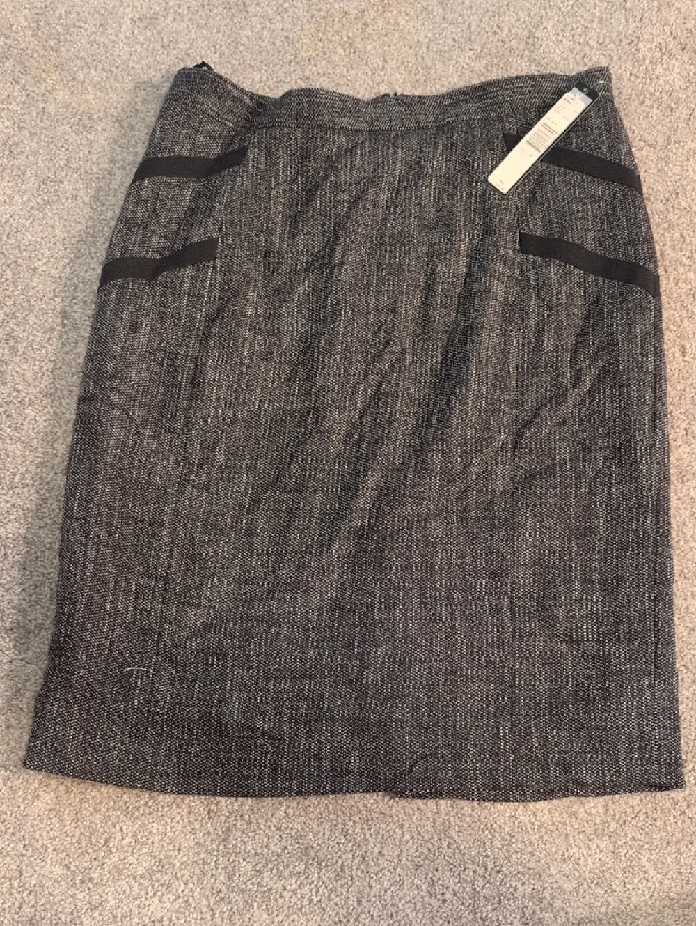 Tahari Classic Tweed Pencil Skirt